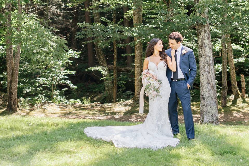 Reception in the barn