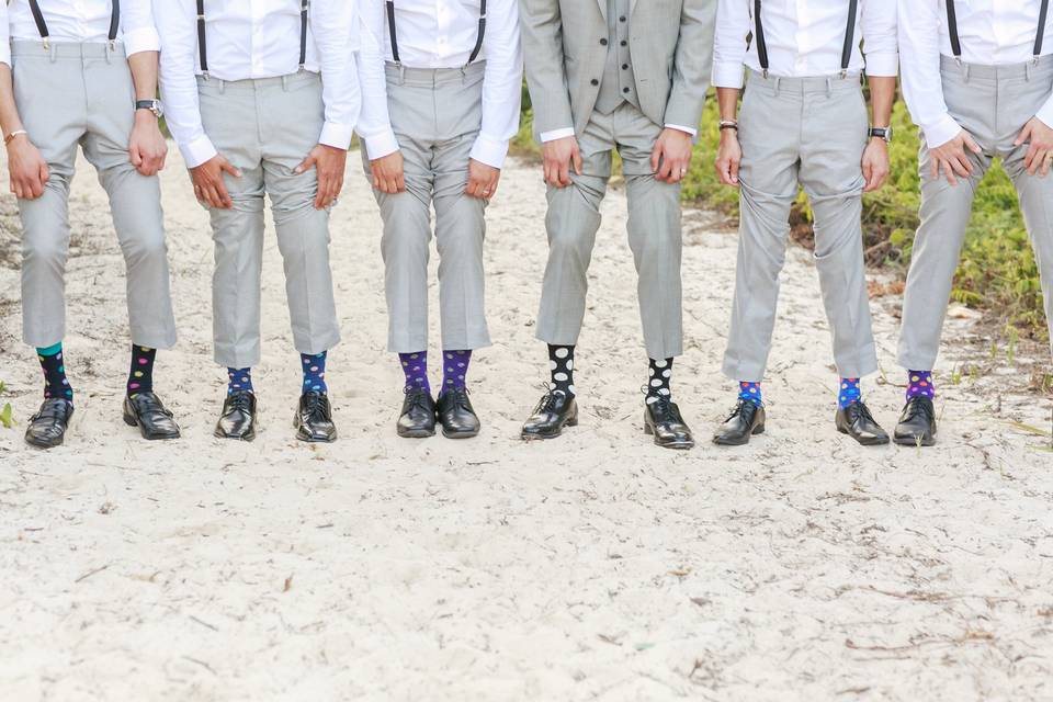 Groom with his groomsmen