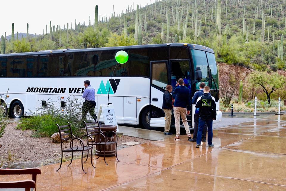 Loading up at Starr Pass!