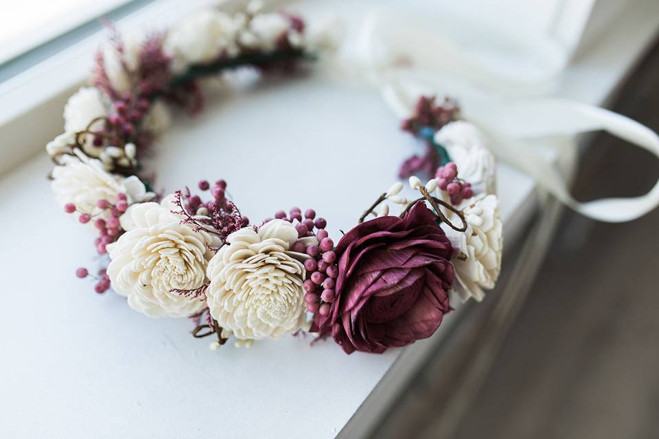 Flower Crown TUTORIAL - Sola Wood Flowers