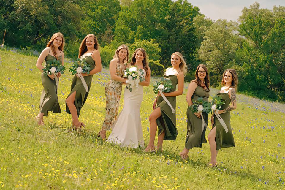 Becca and Bridesmaids