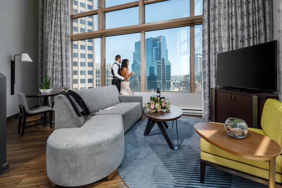 Bi-level Suite with Couple