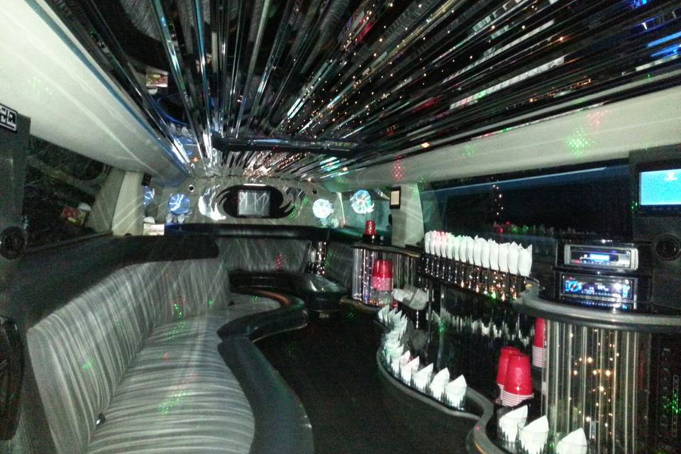 Interior of regular limo