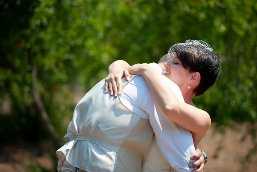 Couple sharing a hug