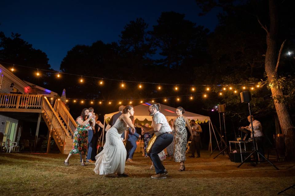 Outdoor wedding on the cape