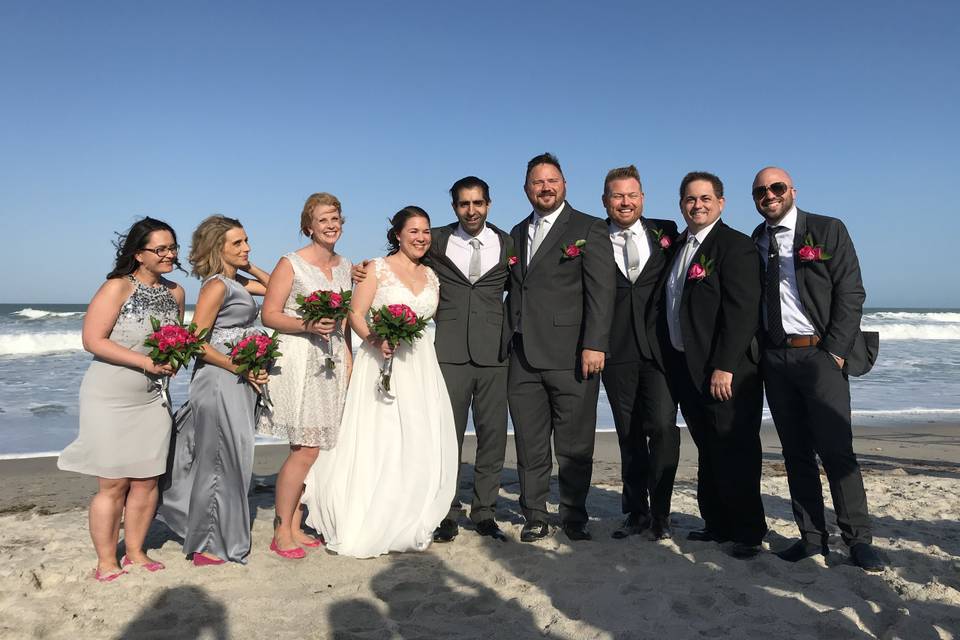 Beach wedding in Ocala