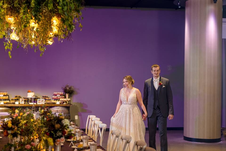Wedding hanging garden