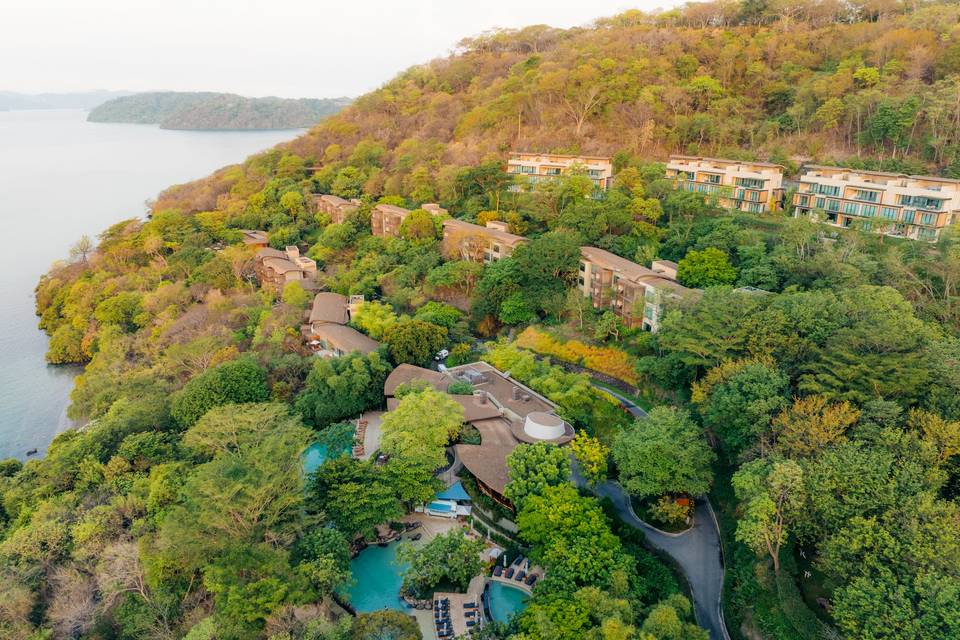 Nestled on the hillside