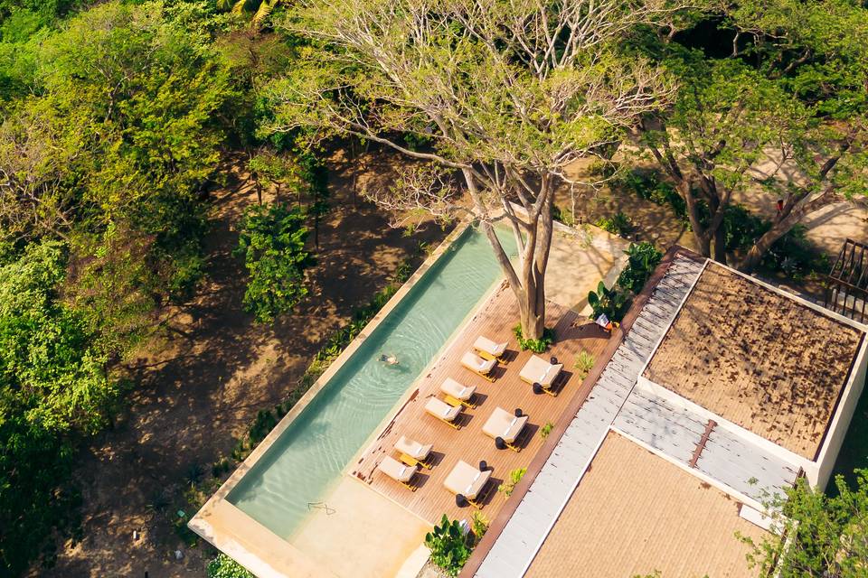 Aerial View of Casa De Playa