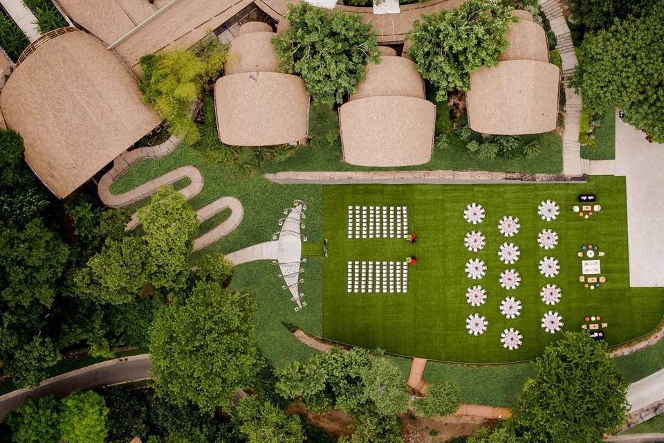 Aerial View of El Jardín