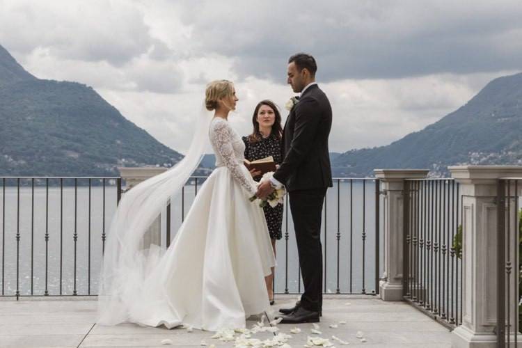 Romantic Lake Como Elopement