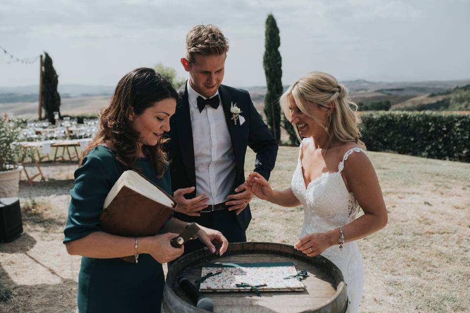 Tuscan Wedding Officiant