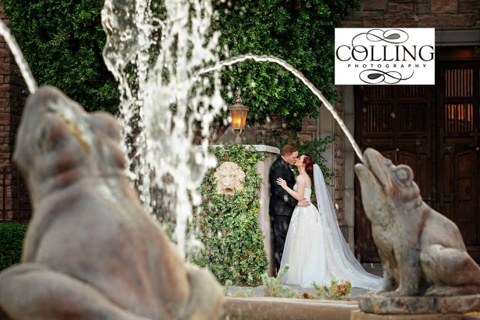 Couple with Frog Fountain