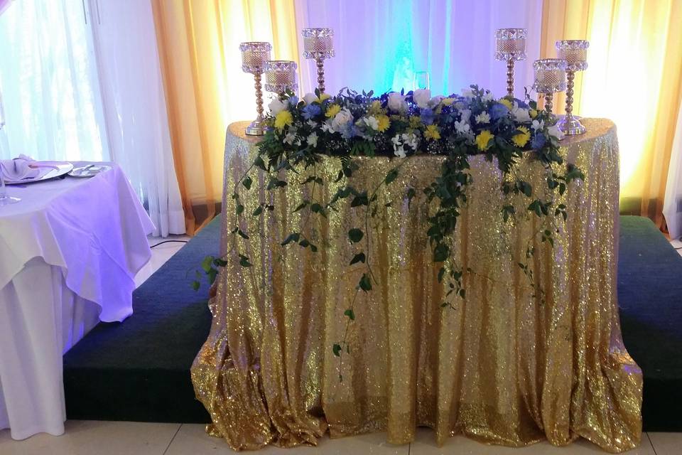 Reception decor - Exquisite Events Planning and Production