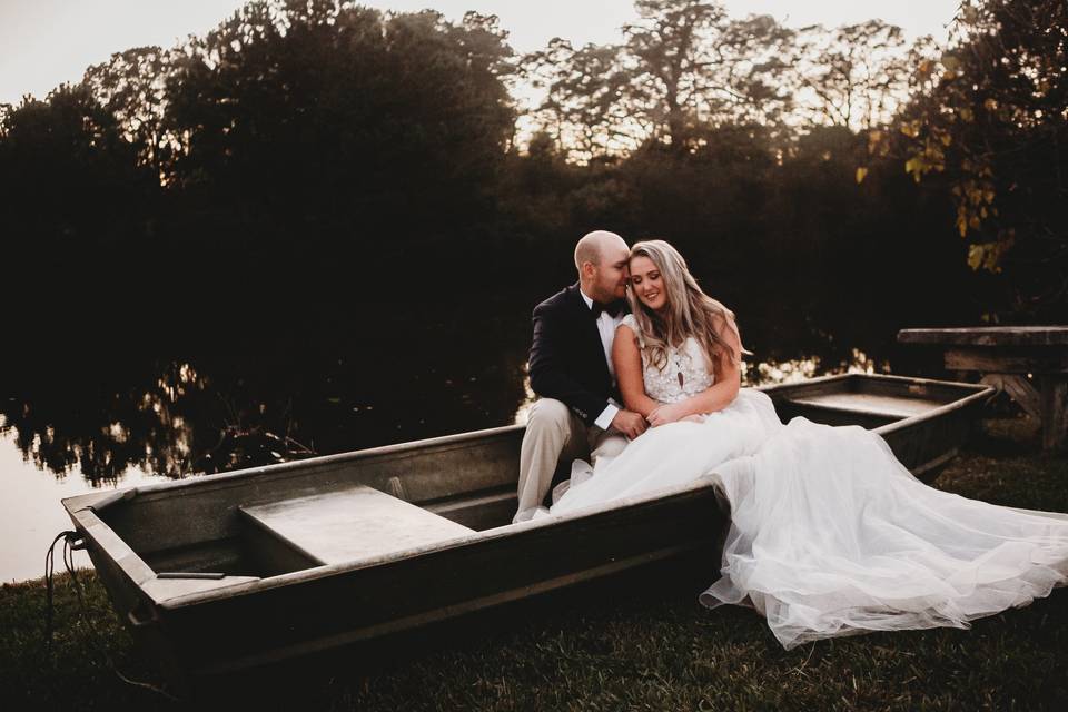 Couple in boat