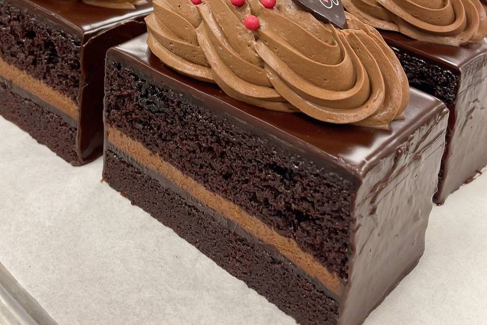 Decandent chocolate cake