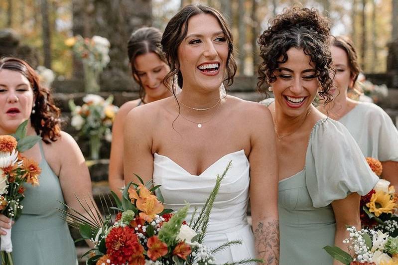 Bride Curly Hairstyle