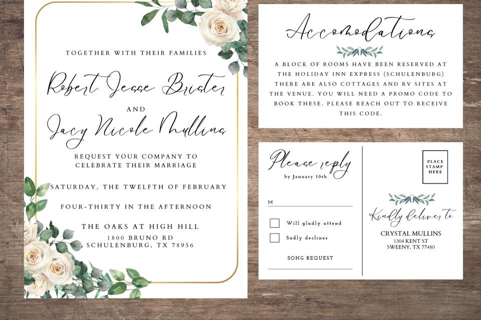Caiti's Invitations