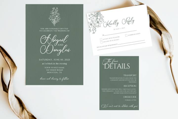 The 10 Best Wedding Invitations in Houston - WeddingWire