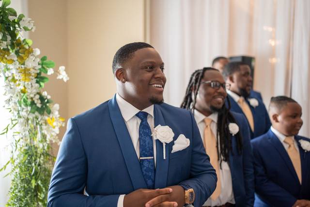 Groom cried at ceremony