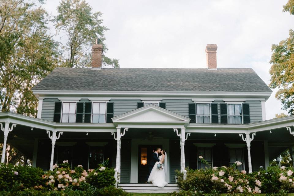 Bride and groom portrait