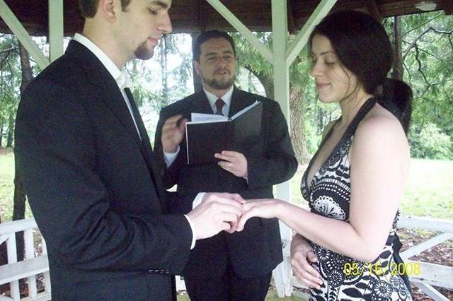 Officiant of the wedding