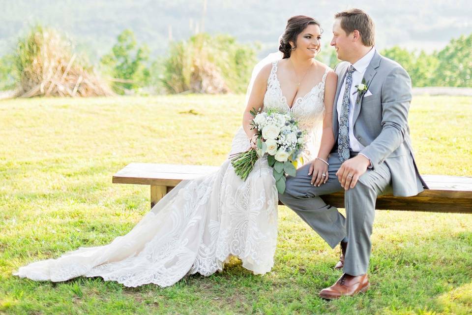 Farmhouse bench