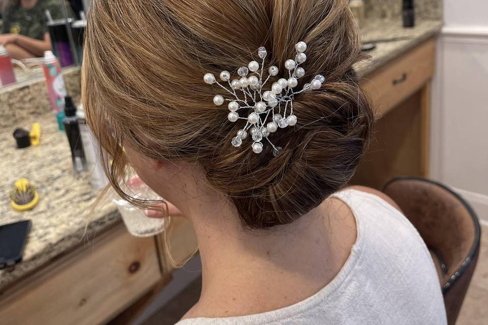 Mother of the groom updo