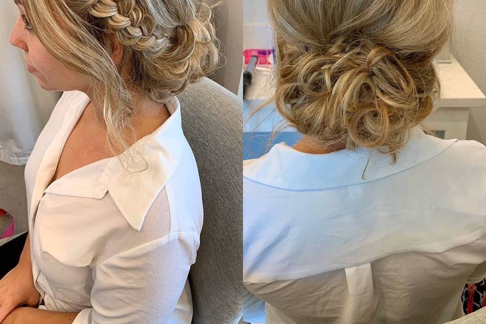 Bridal Updo with Braid