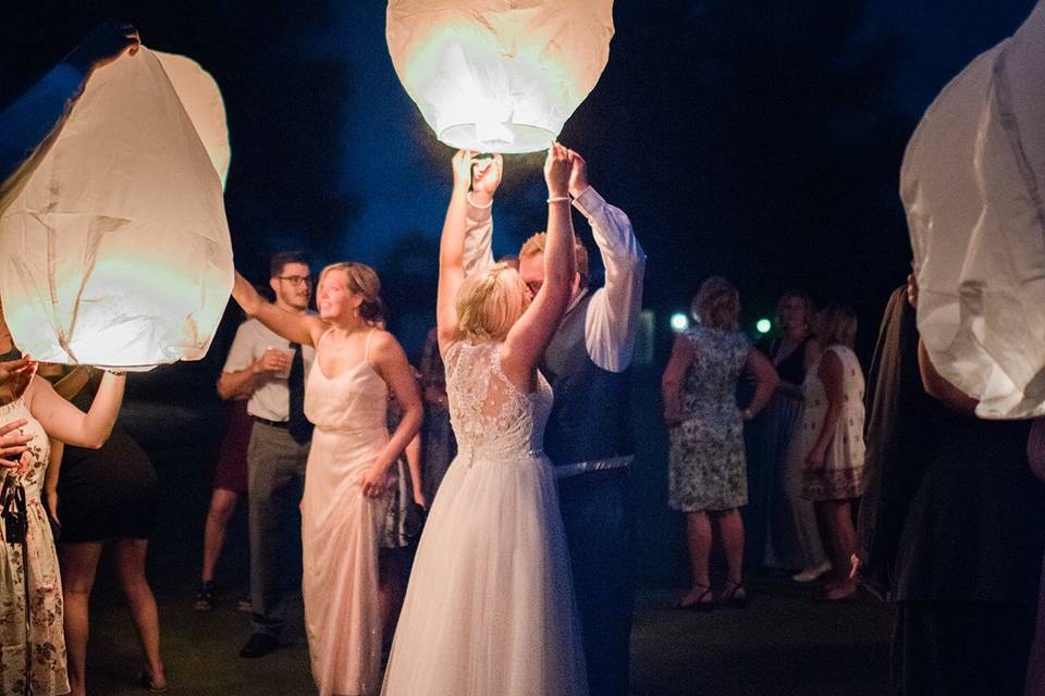 Floating lanterns