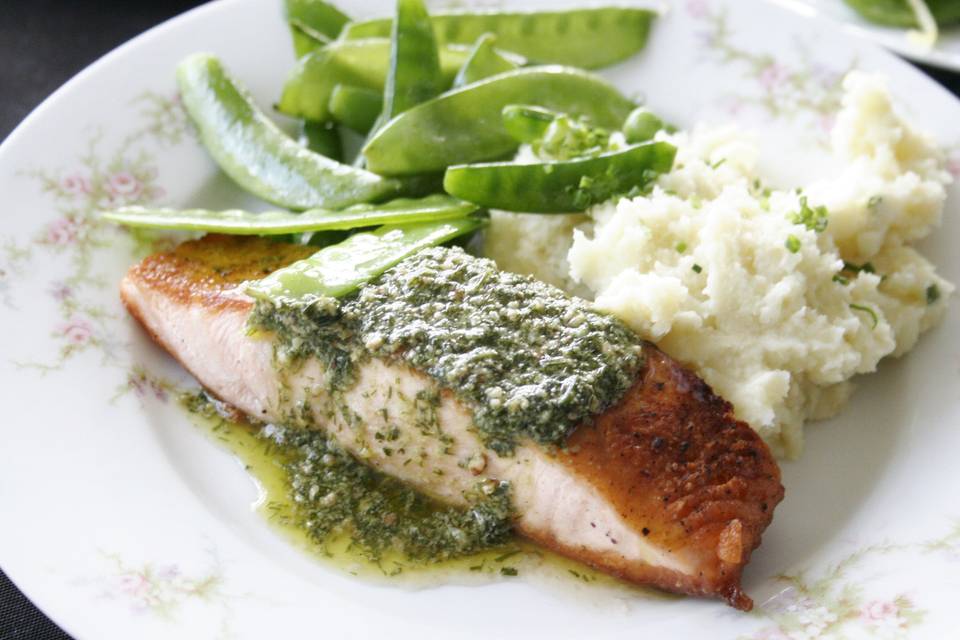 Organic Salmon & Dill Pesto