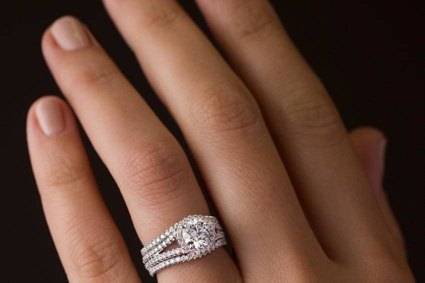 Big and round wedding ring