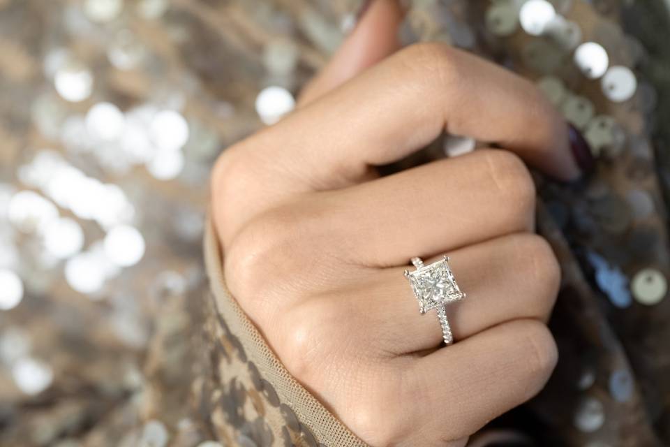 Princess Cut Engagement Ring