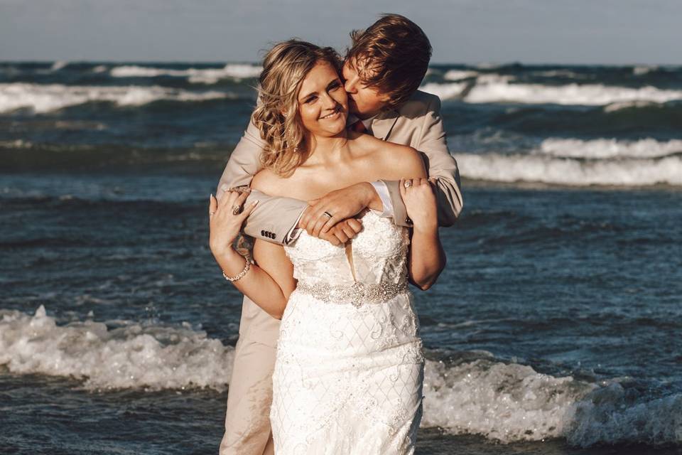 Beach photoshoot