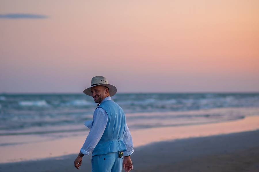 Sunset Groom