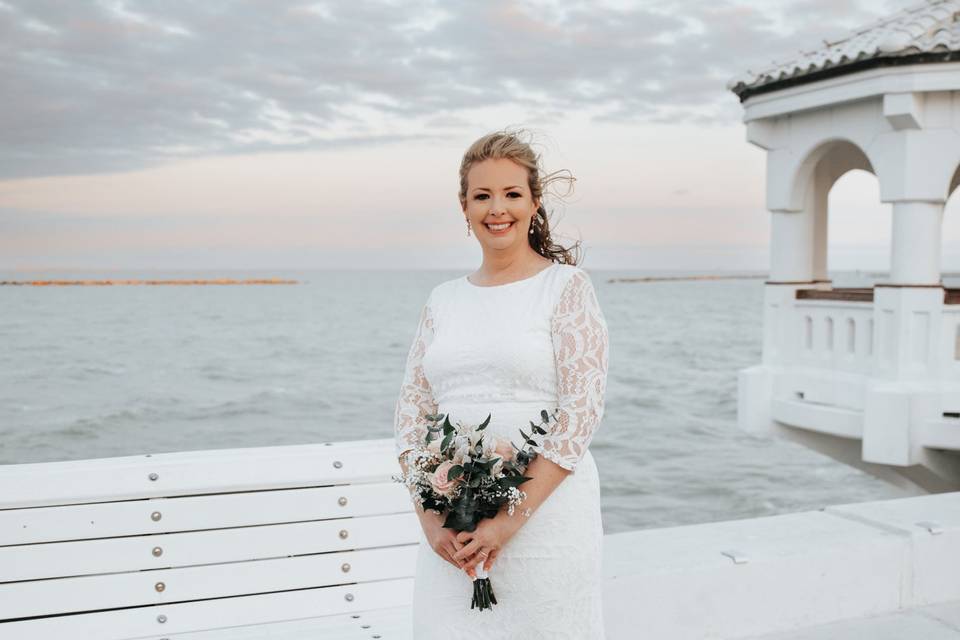 Gorgeous Windblown Bride