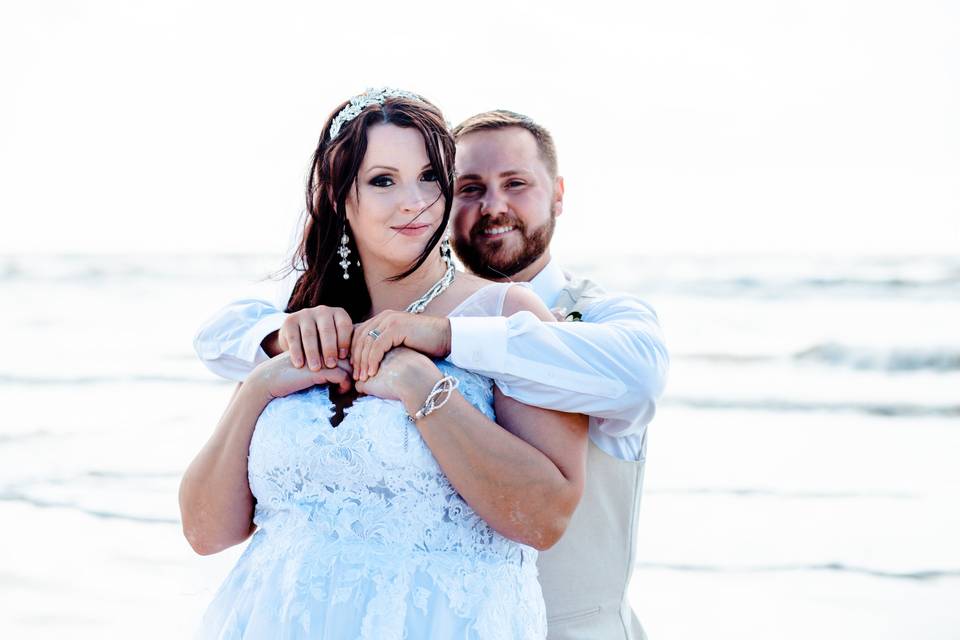 Hazy Beach Morning Wedding