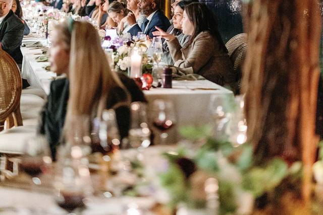 Luxury tented reception