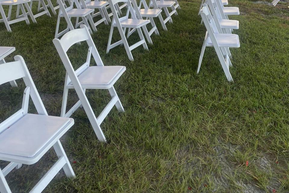 Resin Padded Garden Chairs