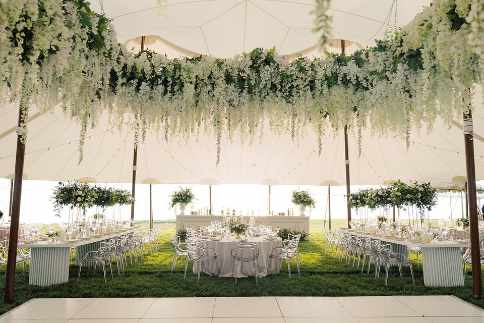 Tented reception