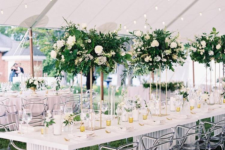 Tented reception