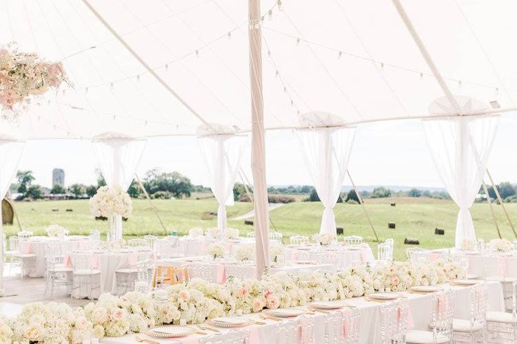 Tented reception