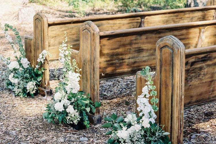 Ceremony pews