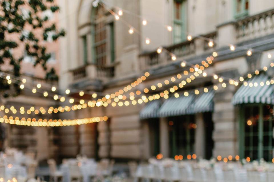 Romantic garden wedding