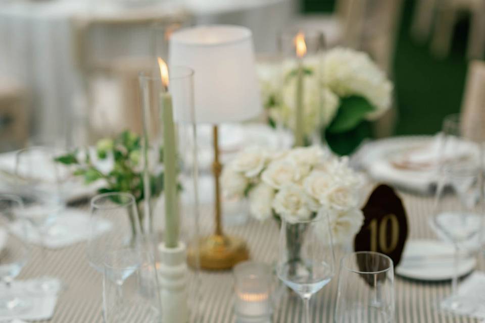 Trendy tend wedding