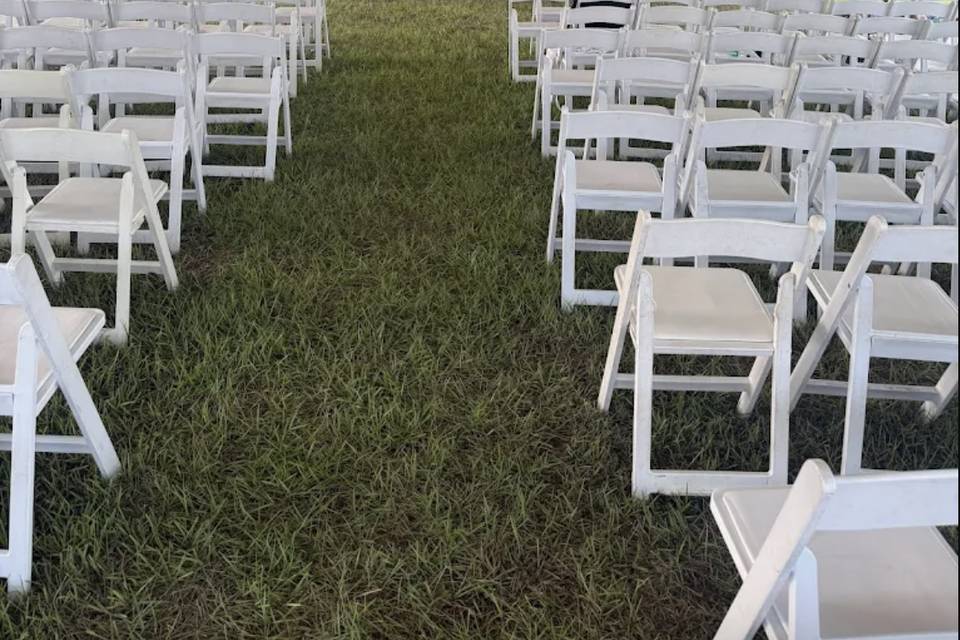Outdoor dance floor