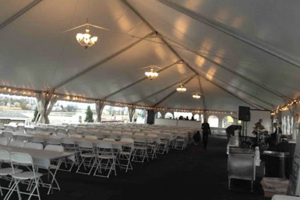 Outdoor dance floor