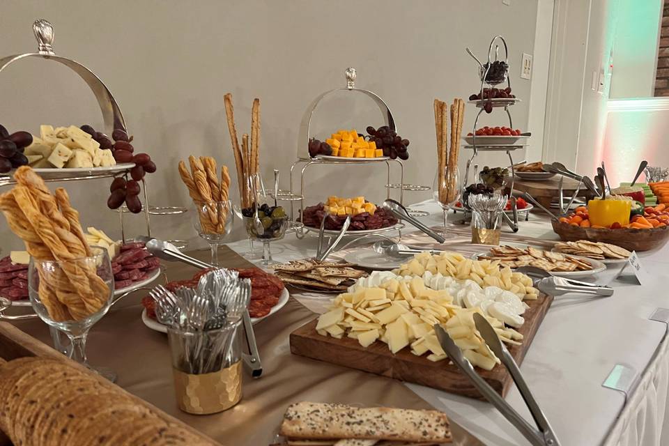Bread and cheese table