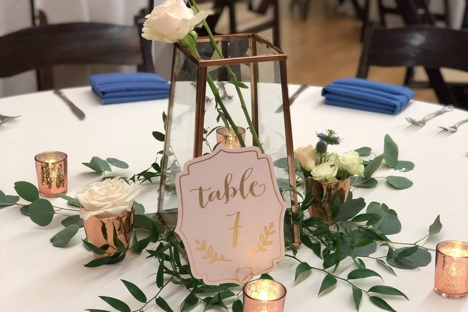 Understated centerpiece