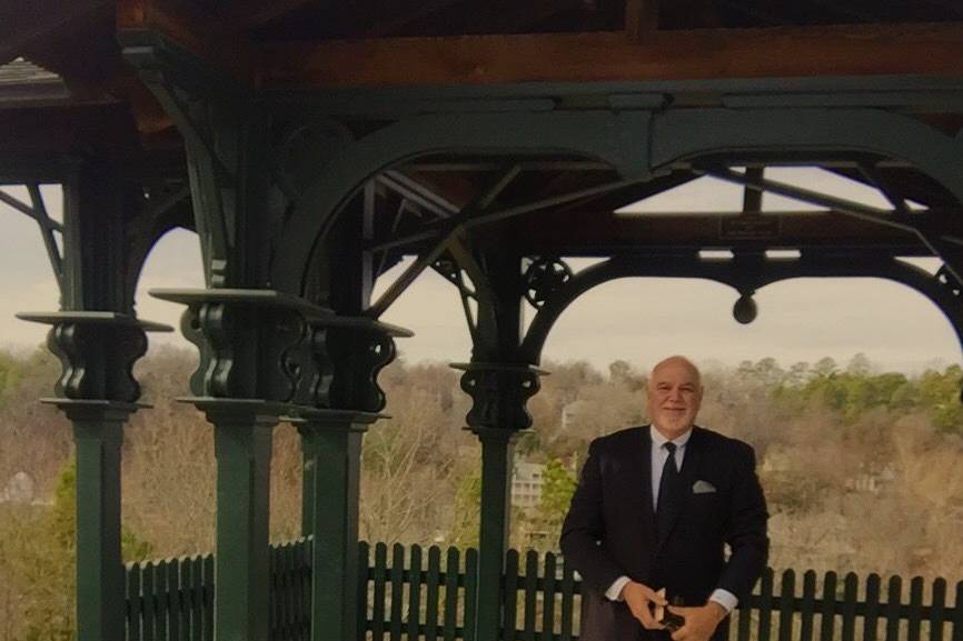 Ray at Eureka Springs gazebo